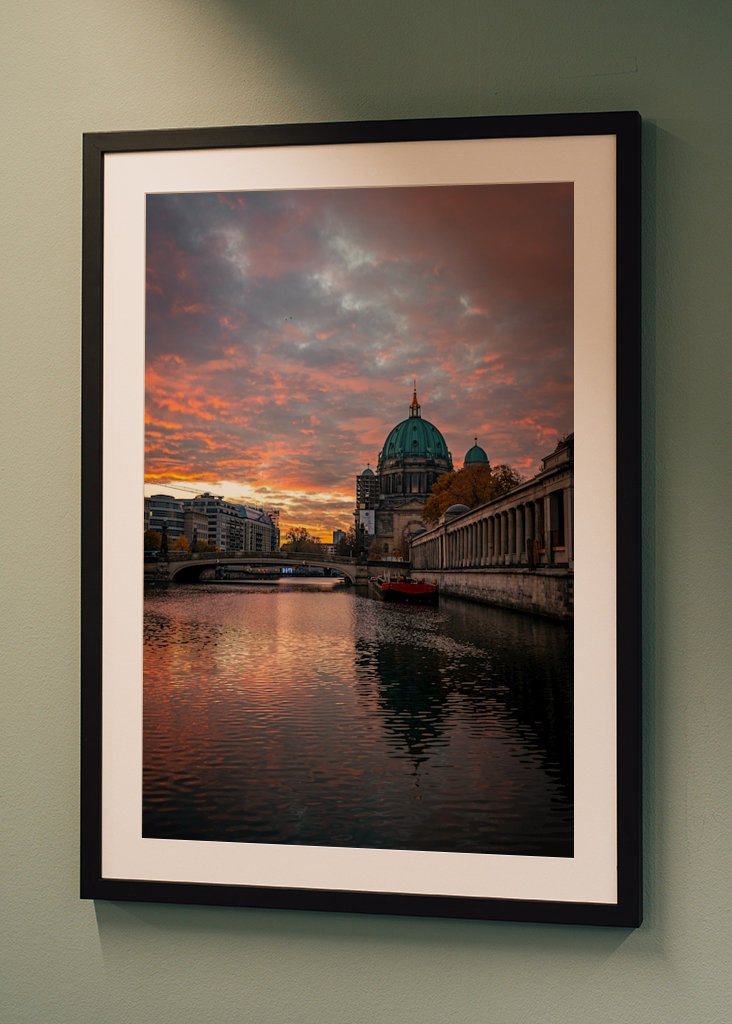 Berliner Dom Morgenrot
