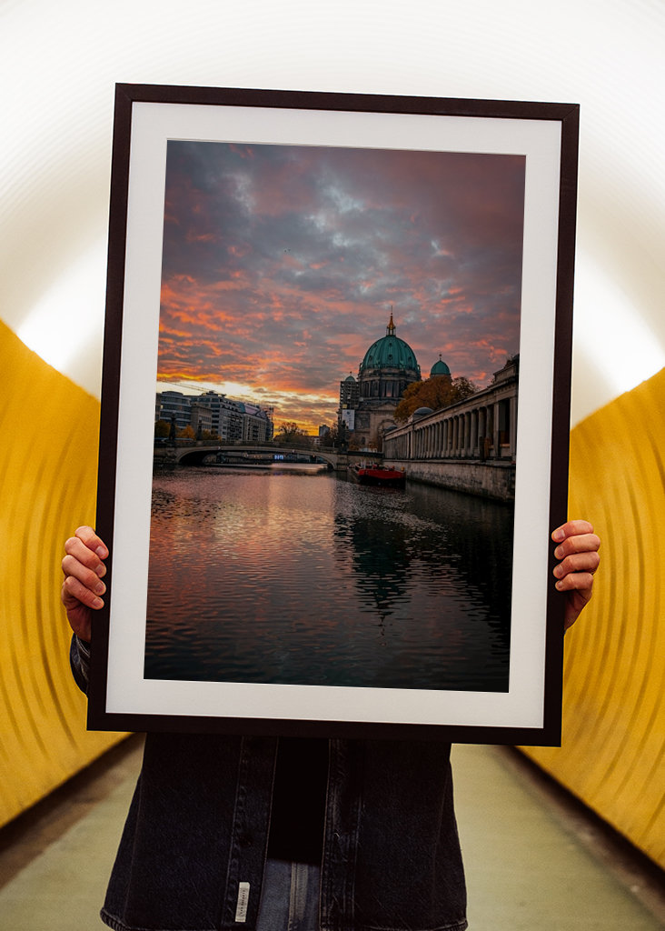 Berliner Dom Morgenrot