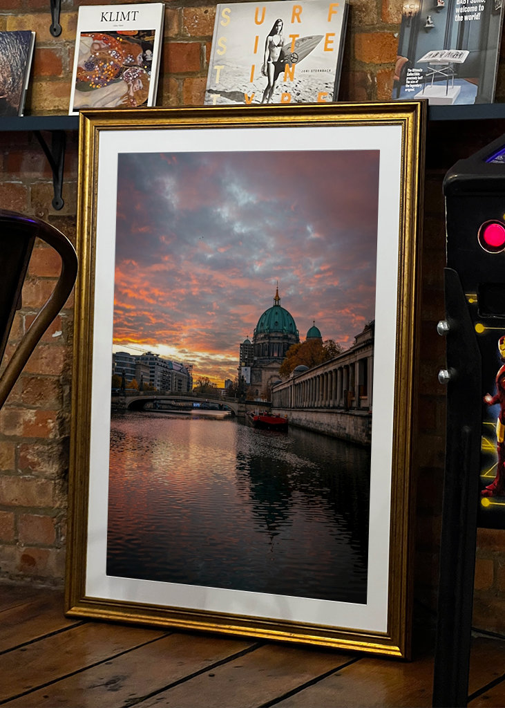 Berliner Dom Morgenrot