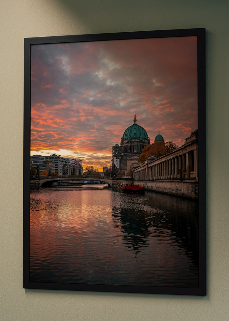 Berliner Dom Morgenrot
