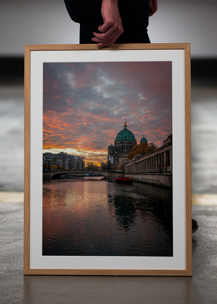 Berliner Dom Morgenrot