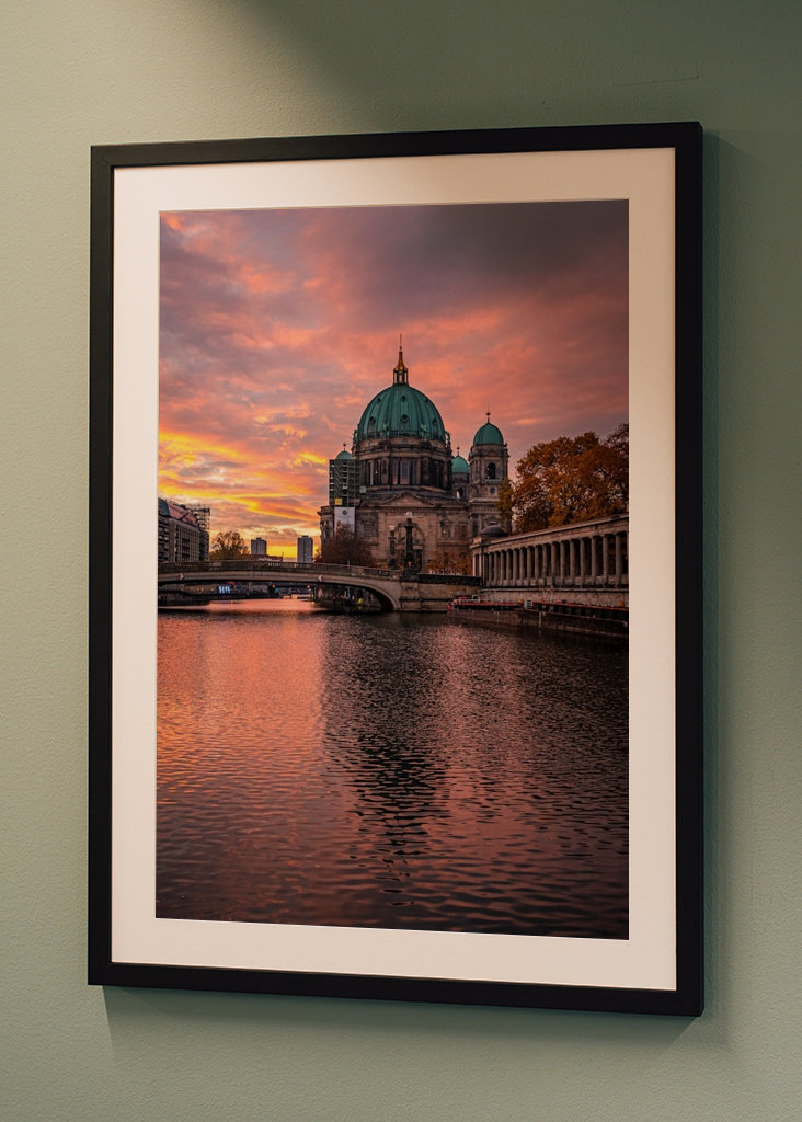 Berliner Dom Morgenrot