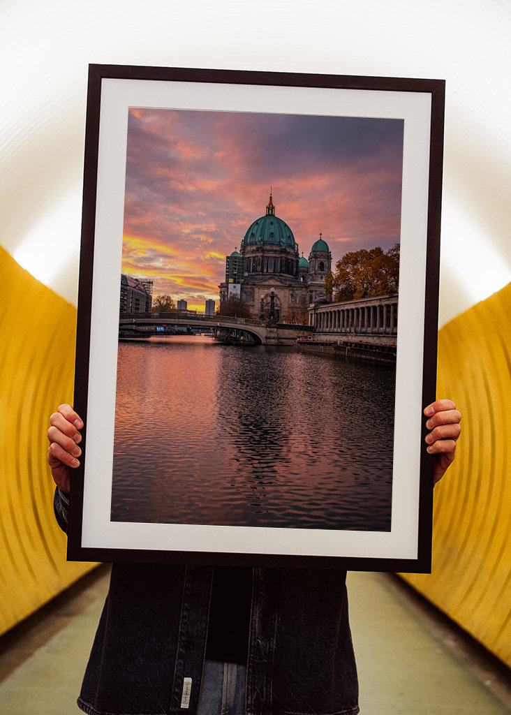 Berliner Dom Morgenrot