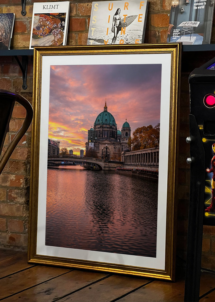Berliner Dom Morgenrot