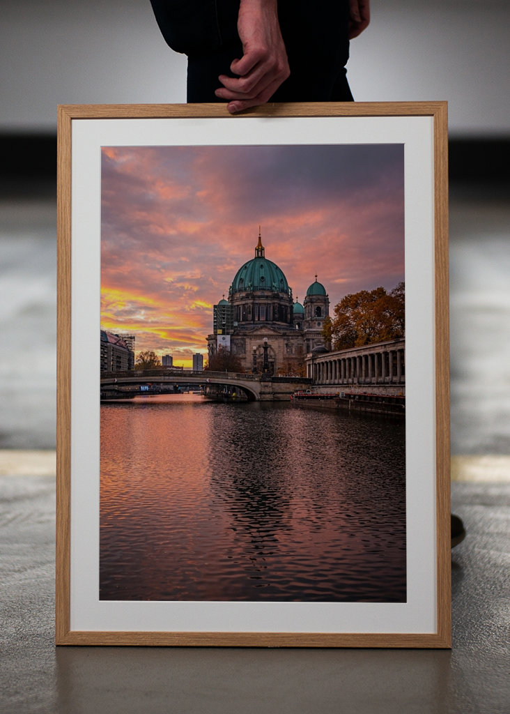 Berliner Dom Morgenrot