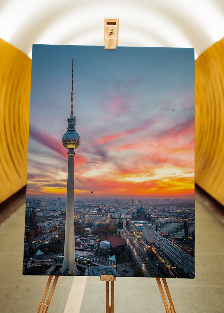 Sonnenuntergang über Berlin