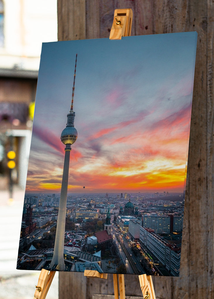 Sonnenuntergang über Berlin