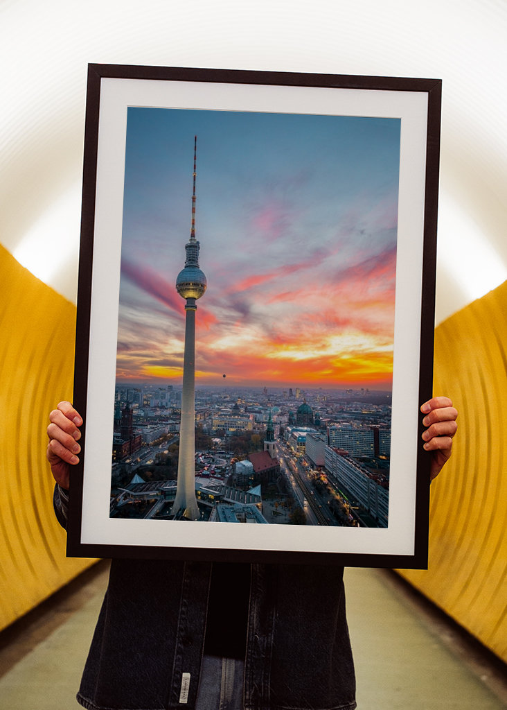 Sonnenuntergang über Berlin