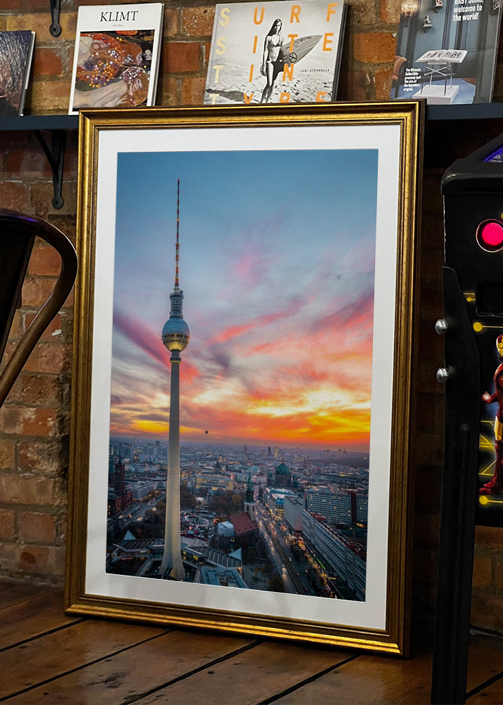 Sonnenuntergang über Berlin