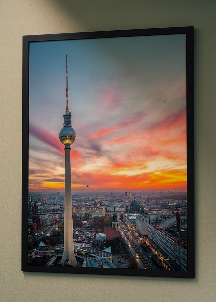 Sonnenuntergang über Berlin