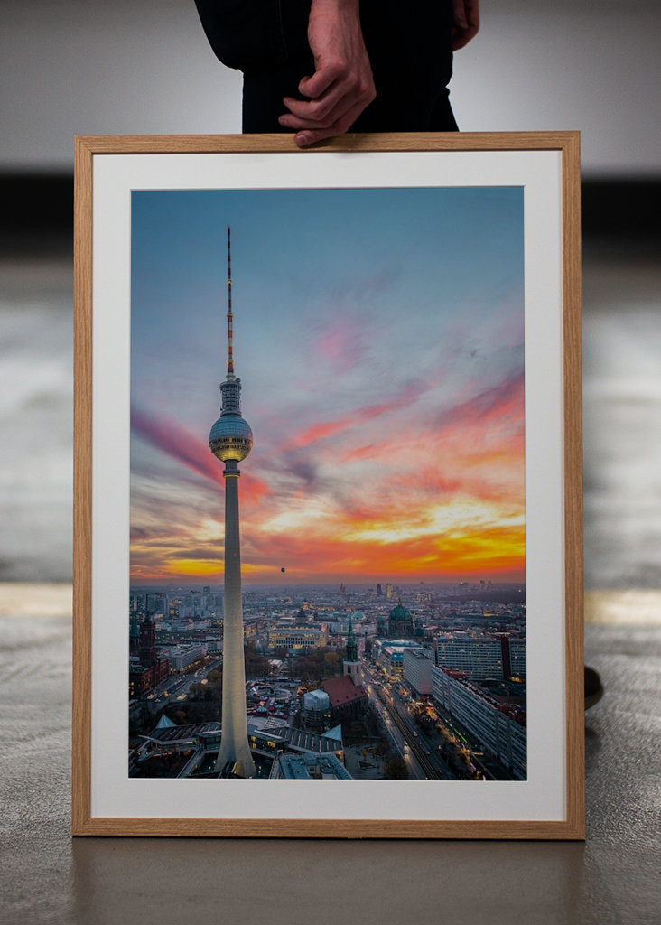 Sonnenuntergang über Berlin