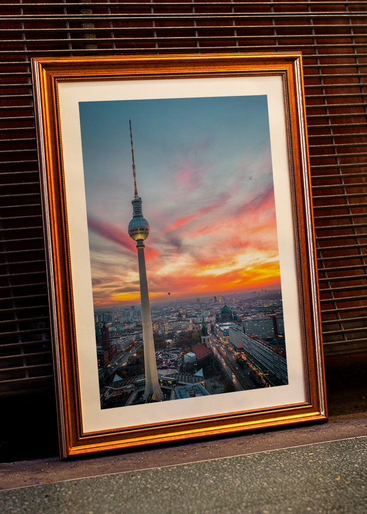 Sonnenuntergang über Berlin