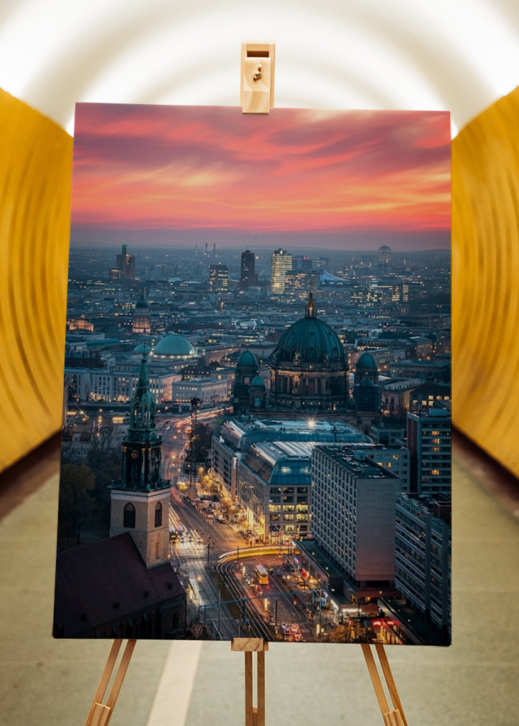 Sonnenuntergang über Berlin 2