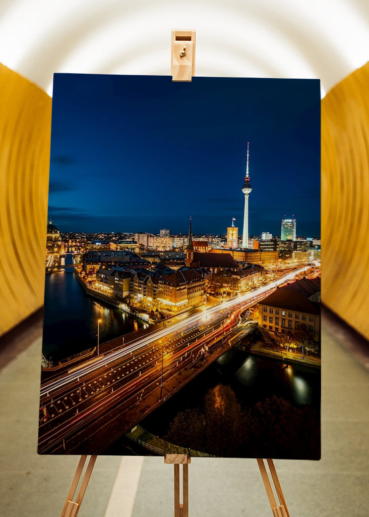 Berlin Fischerinsel Blue Hour