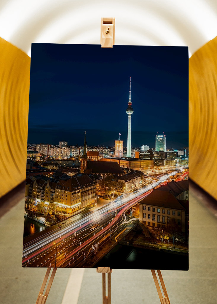 Berlin Fischerinsel Blue Hour