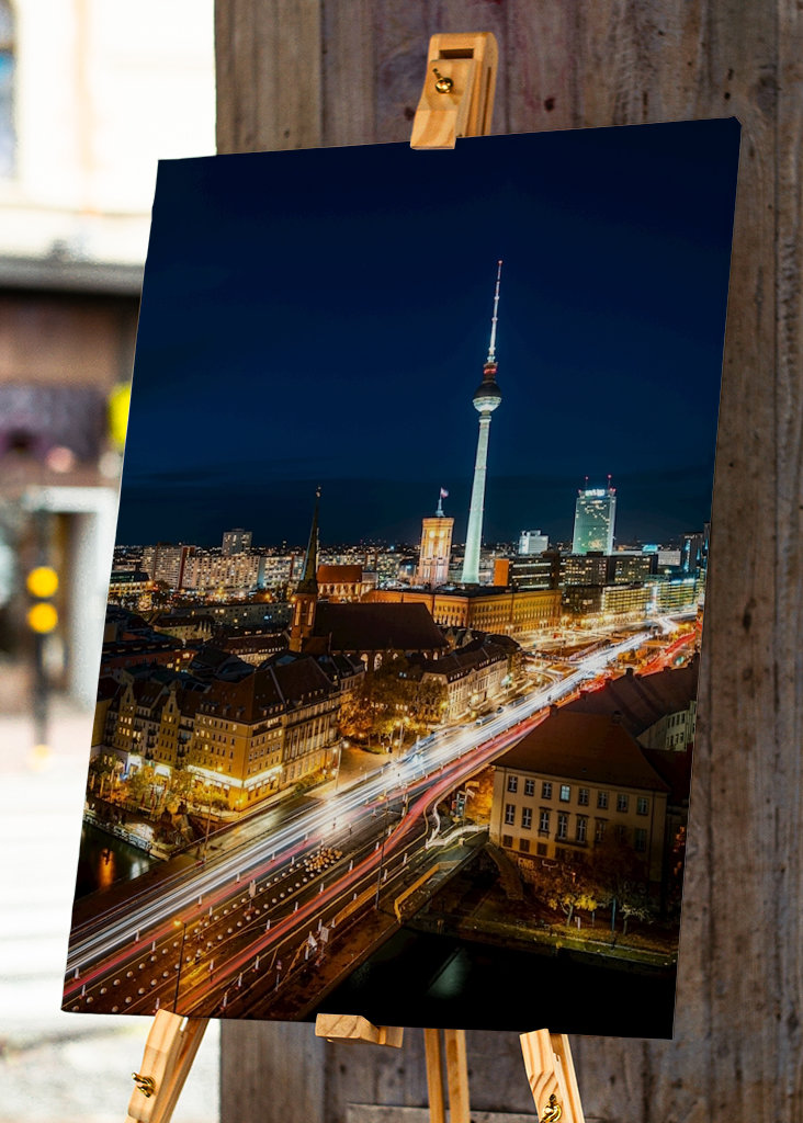 Berlin Fischerinsel Blue Hour