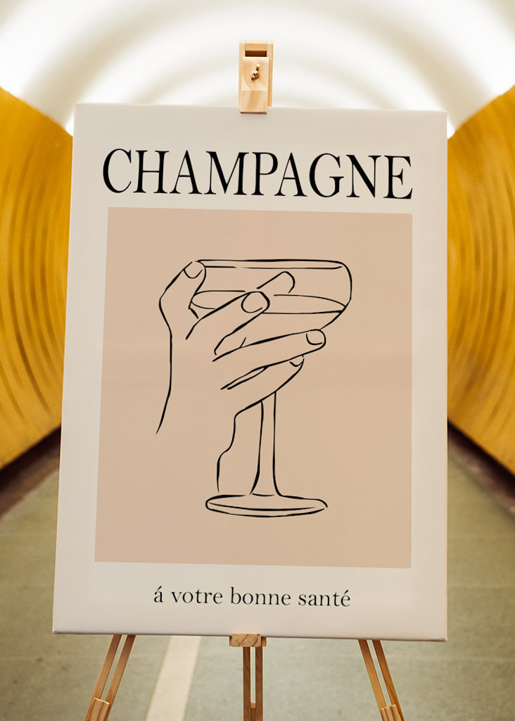 Champagner Poster