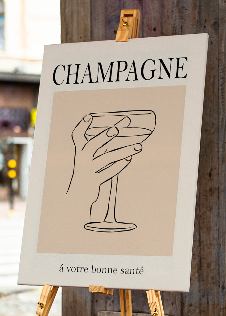 Champagner Poster