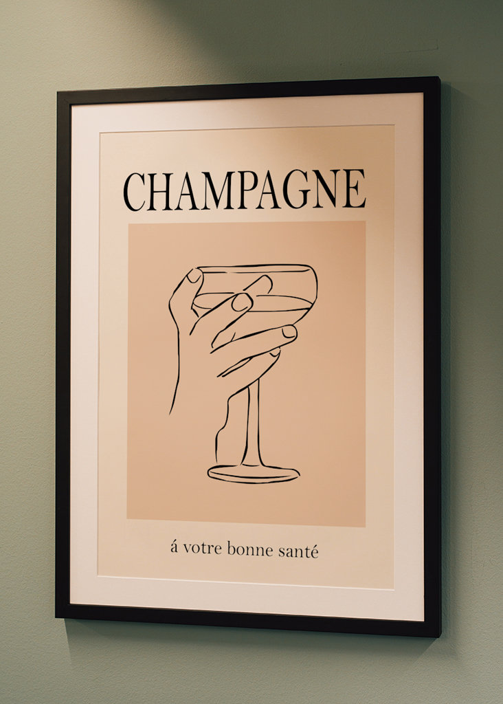 Champagner Poster