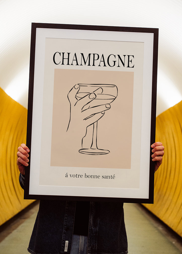 Champagner Poster