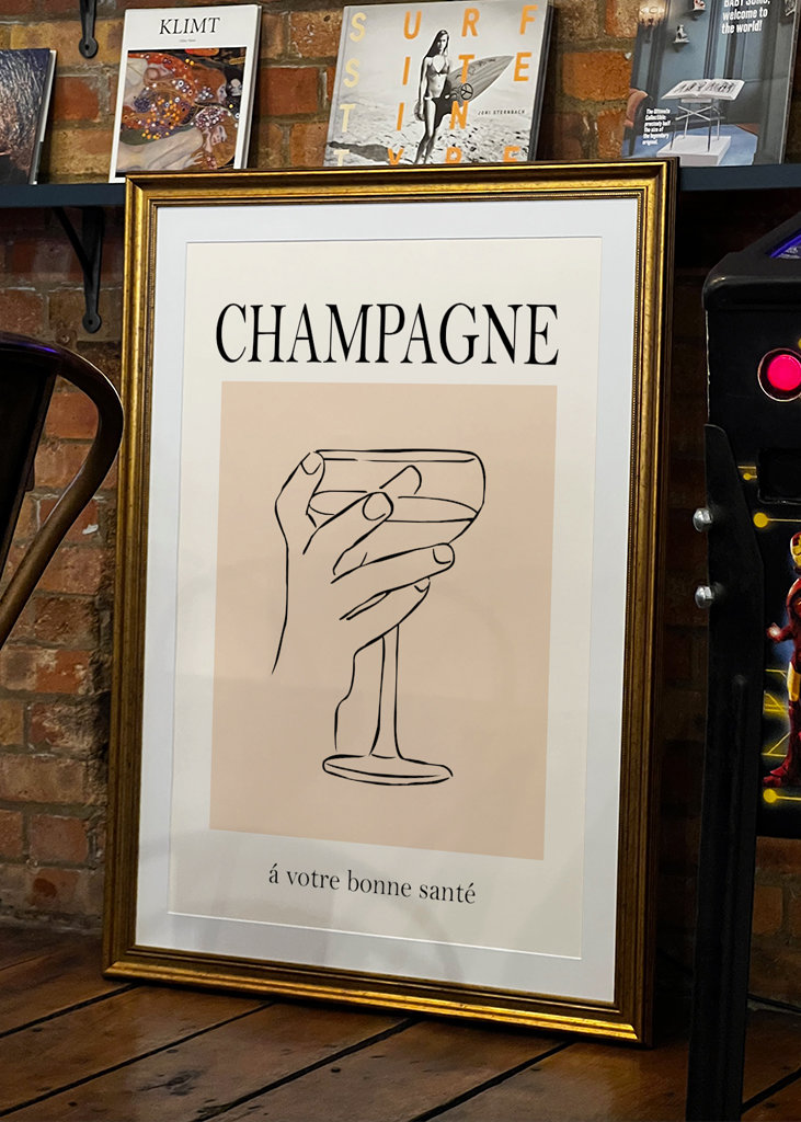 Champagner Poster