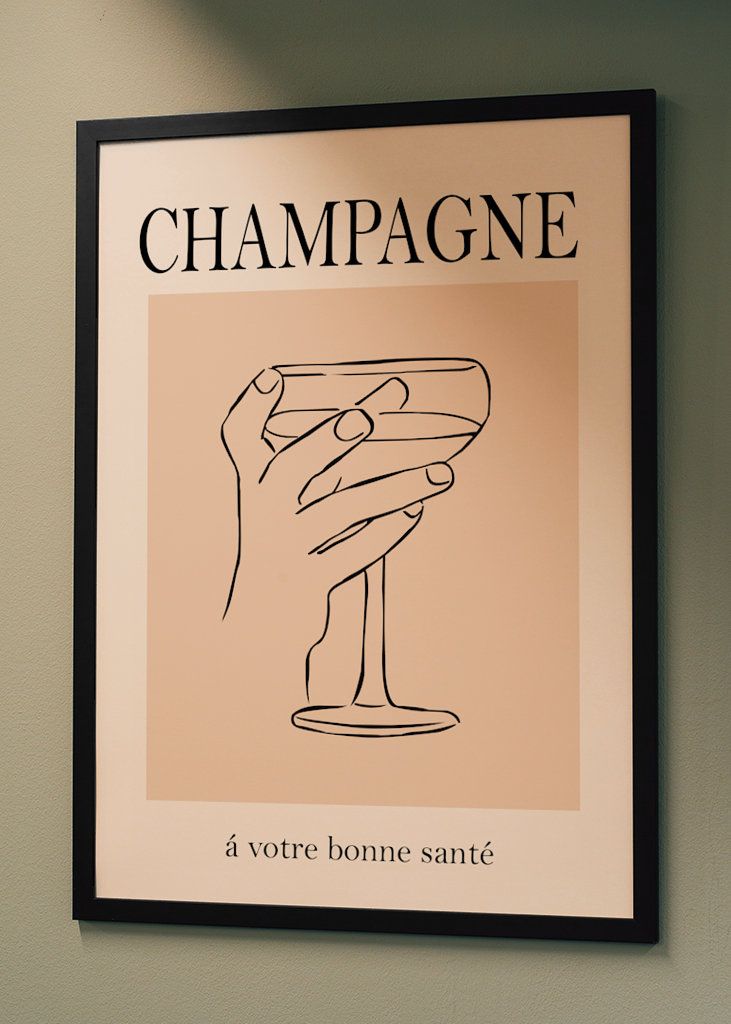 Champagner Poster