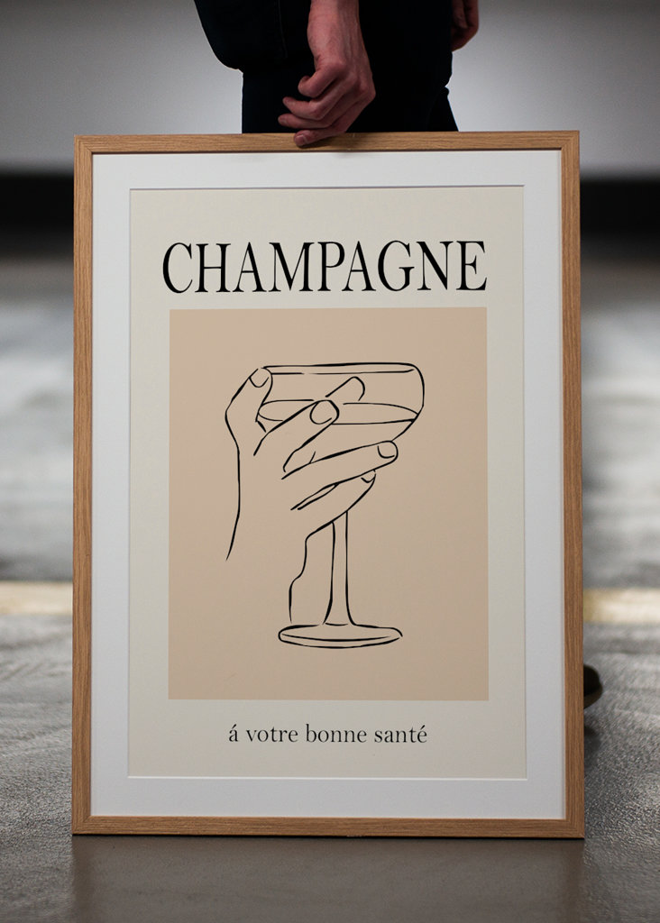 Champagner Poster