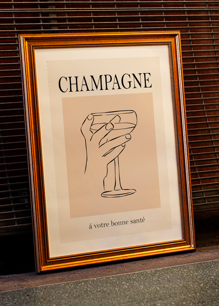 Champagner Poster
