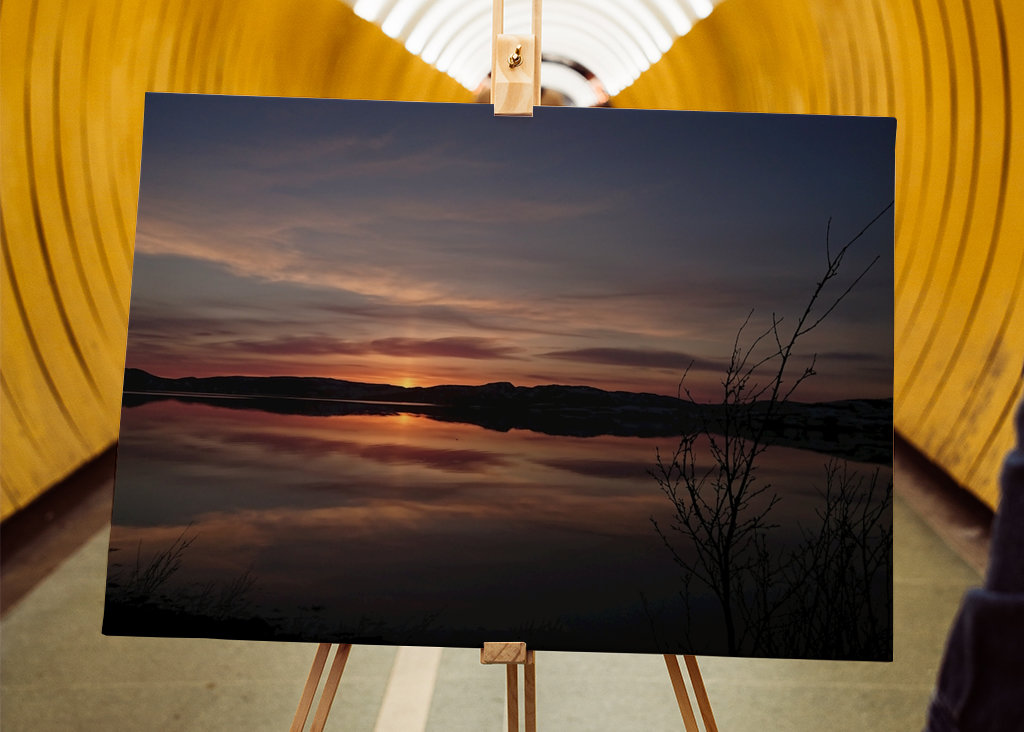 Herbstabend am Neidenfjord