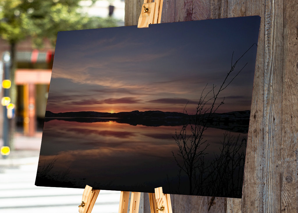 Herbstabend am Neidenfjord