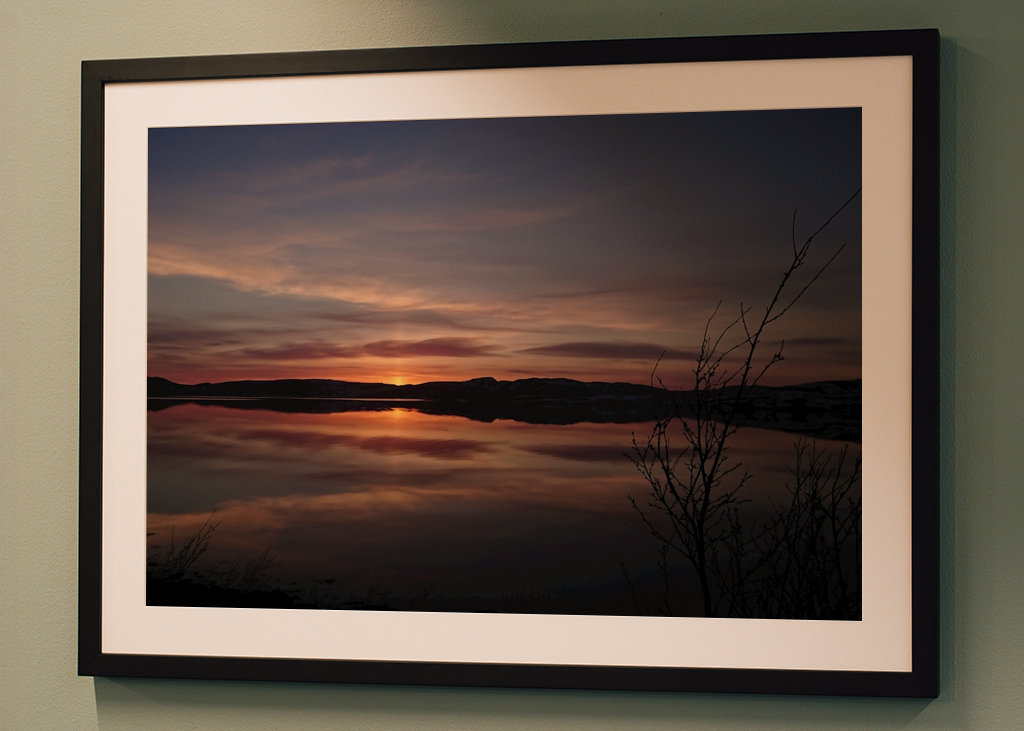 Herbstabend am Neidenfjord