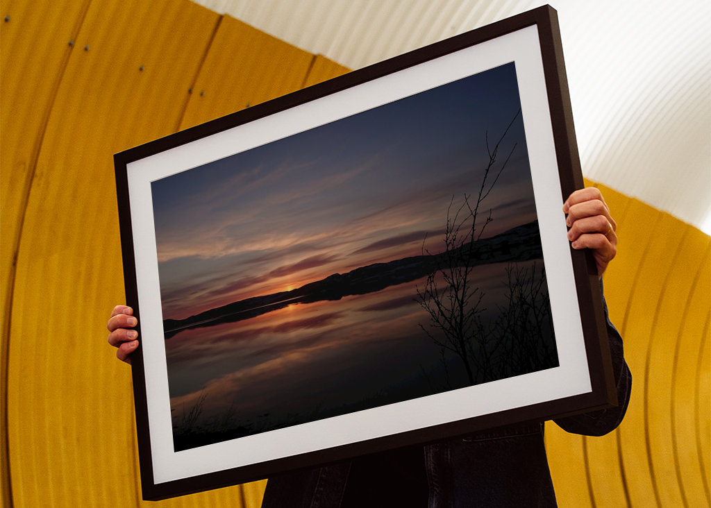 Herbstabend am Neidenfjord