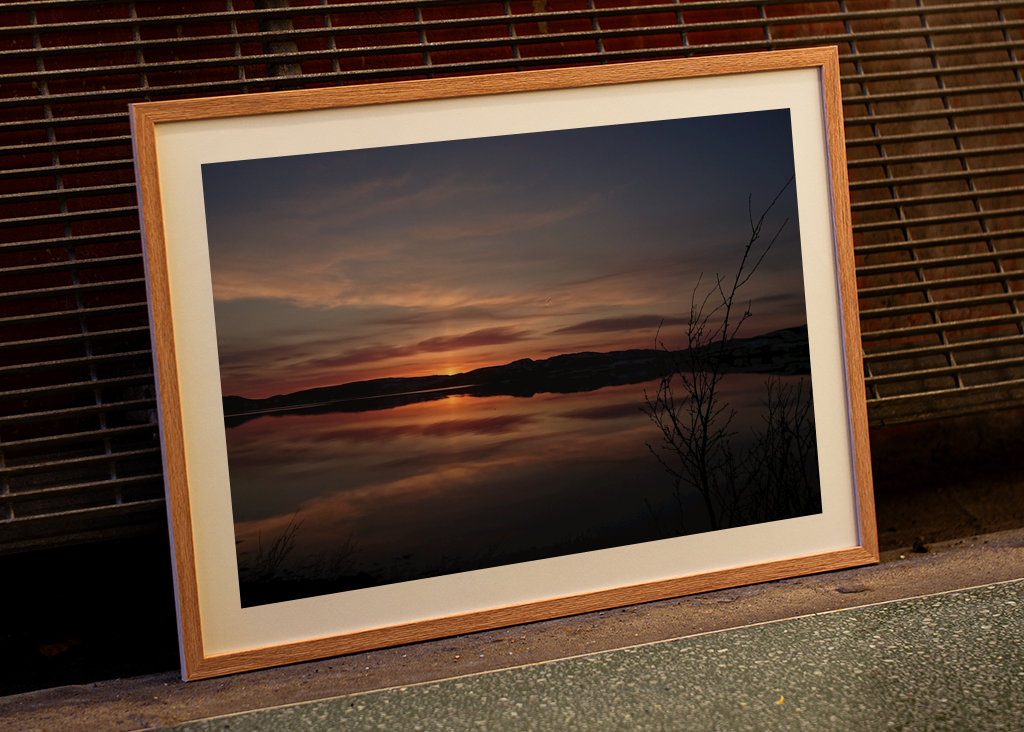 Herbstabend am Neidenfjord
