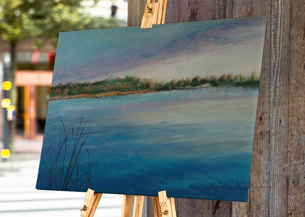 Evening mood at Krakow lake