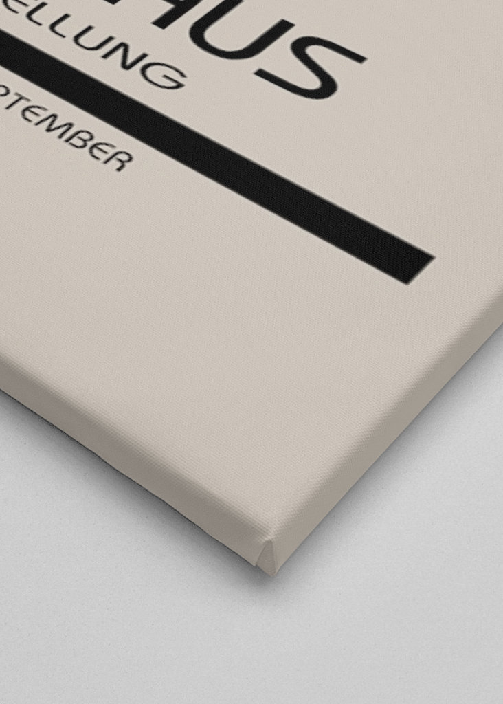 Plakát k výstavě Bauhaus