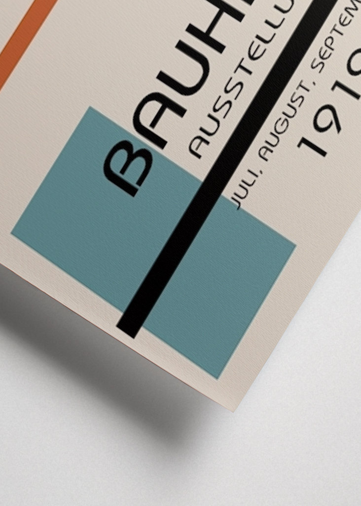 Plakát k výstavě Bauhaus