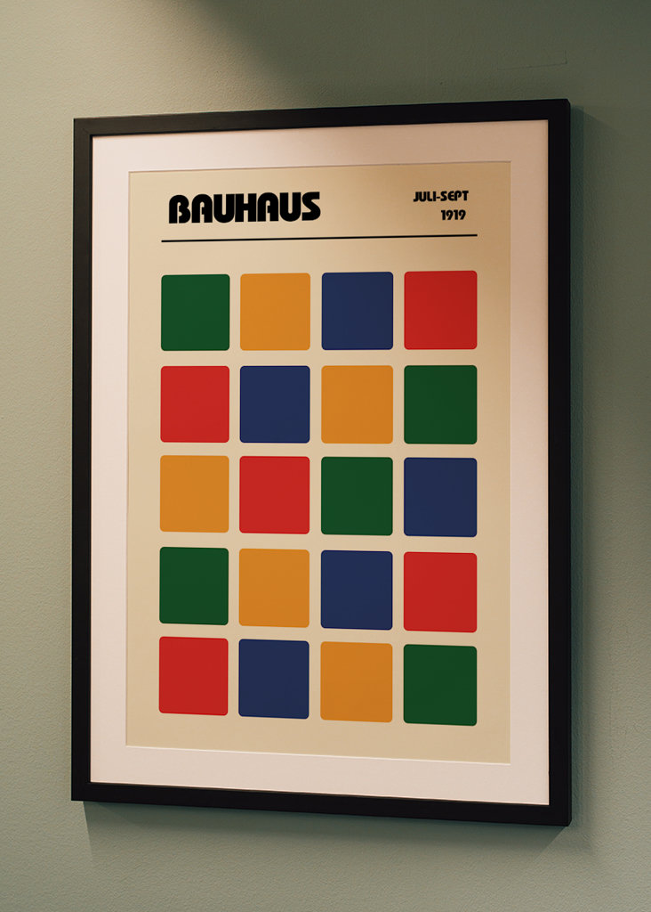 Plagát Bauhausu 1919