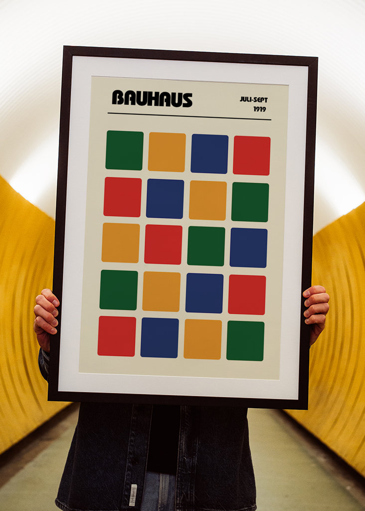 Plagát Bauhausu 1919