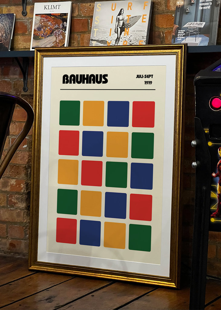 Plagát Bauhausu 1919