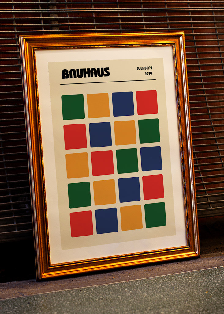 Plagát Bauhausu 1919