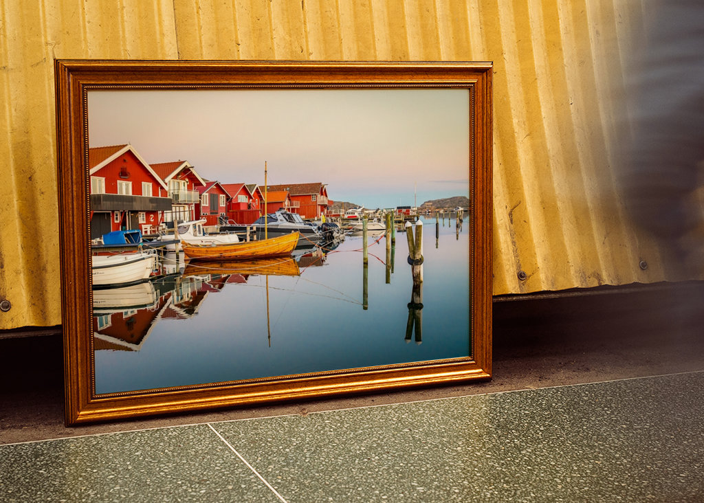 Båthamn i Bovallstrand