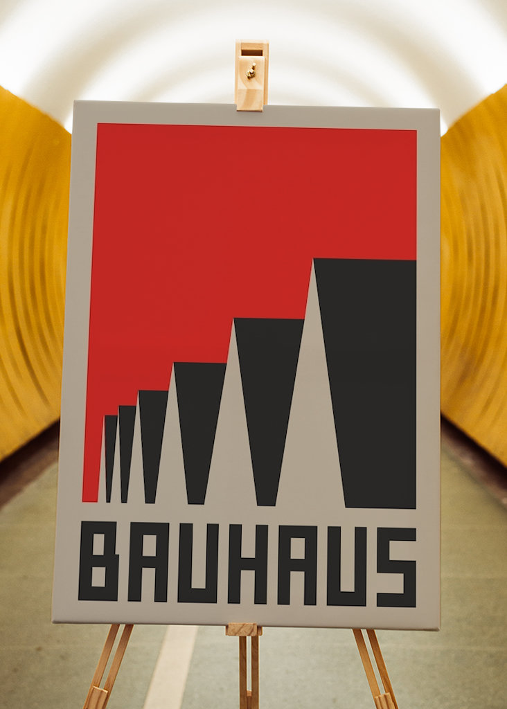 Plakát domu Bauhaus