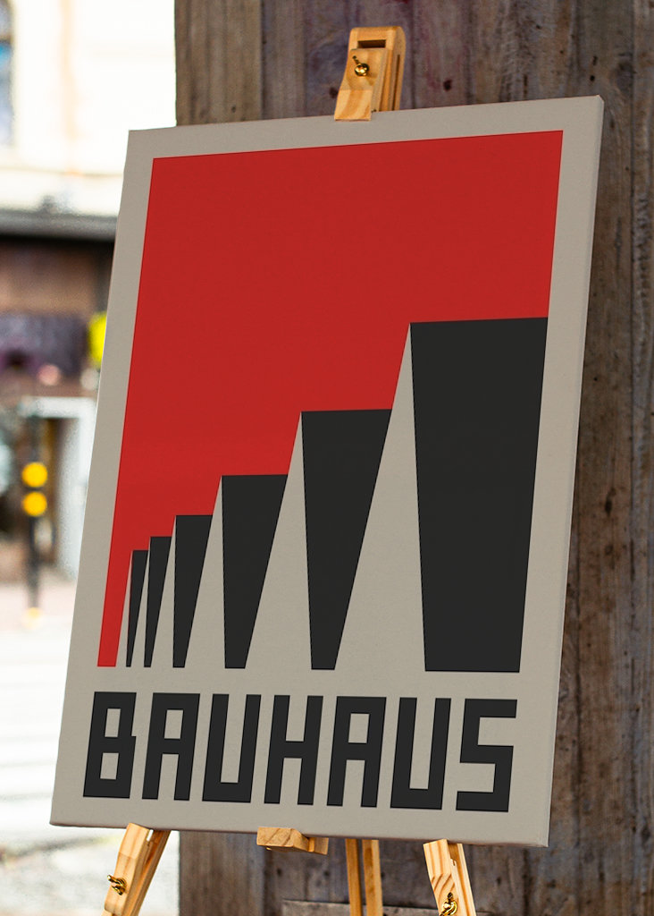 Plakát domu Bauhaus