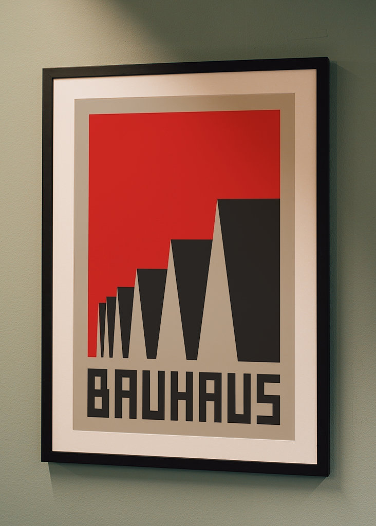 Plakát domu Bauhaus