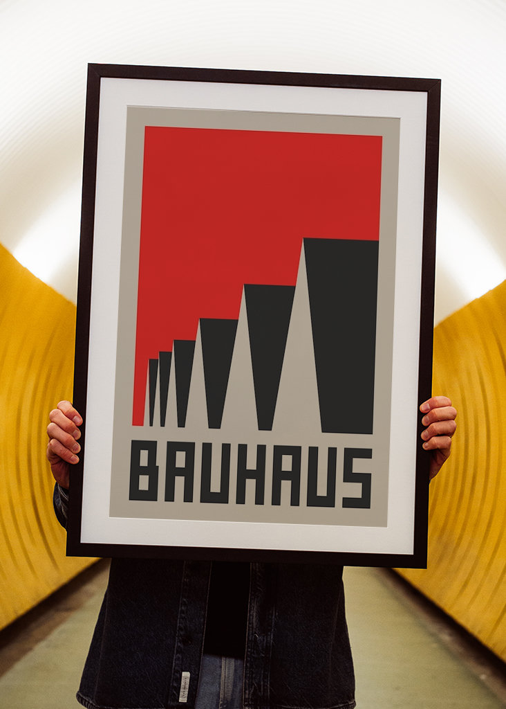 Plakát domu Bauhaus