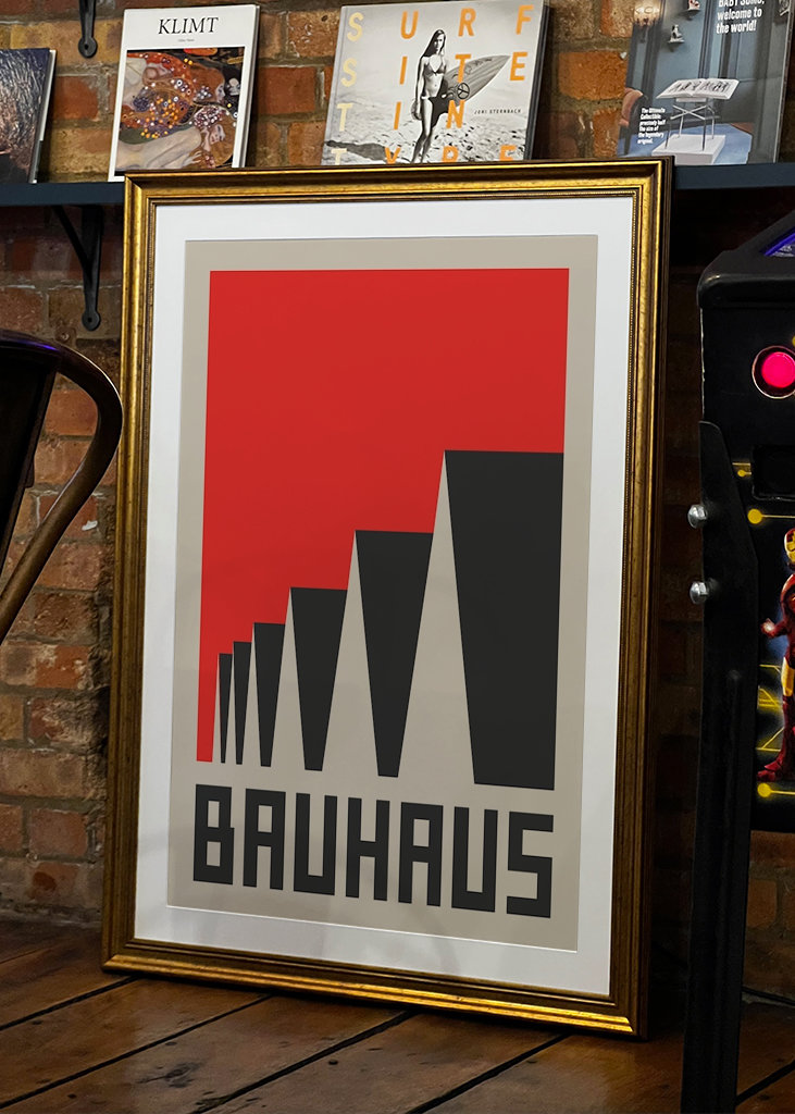 Plakát domu Bauhaus