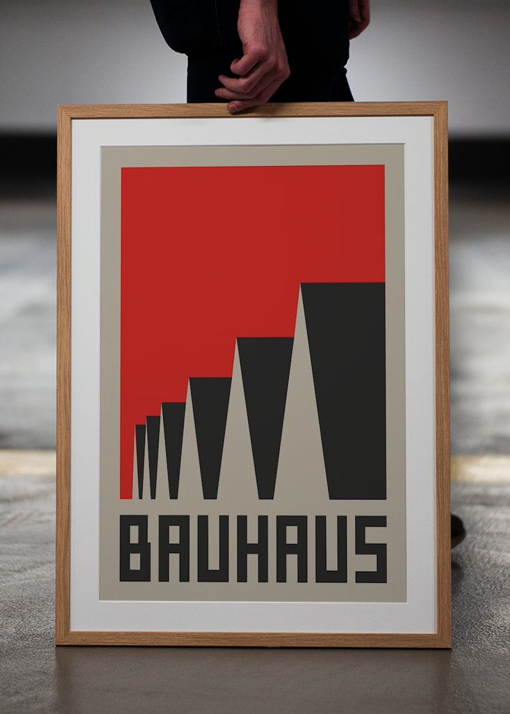 Plakát domu Bauhaus