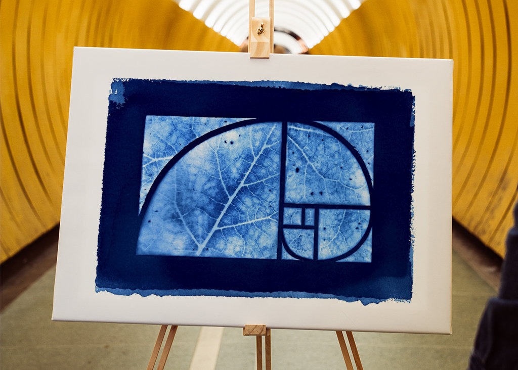 Cyanotopie #8 Goldener Schnitt