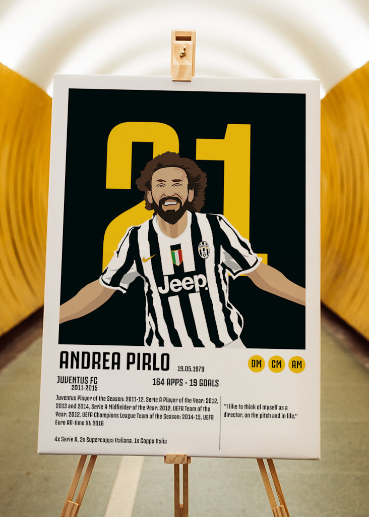 Plakát Andrey Pirlo
