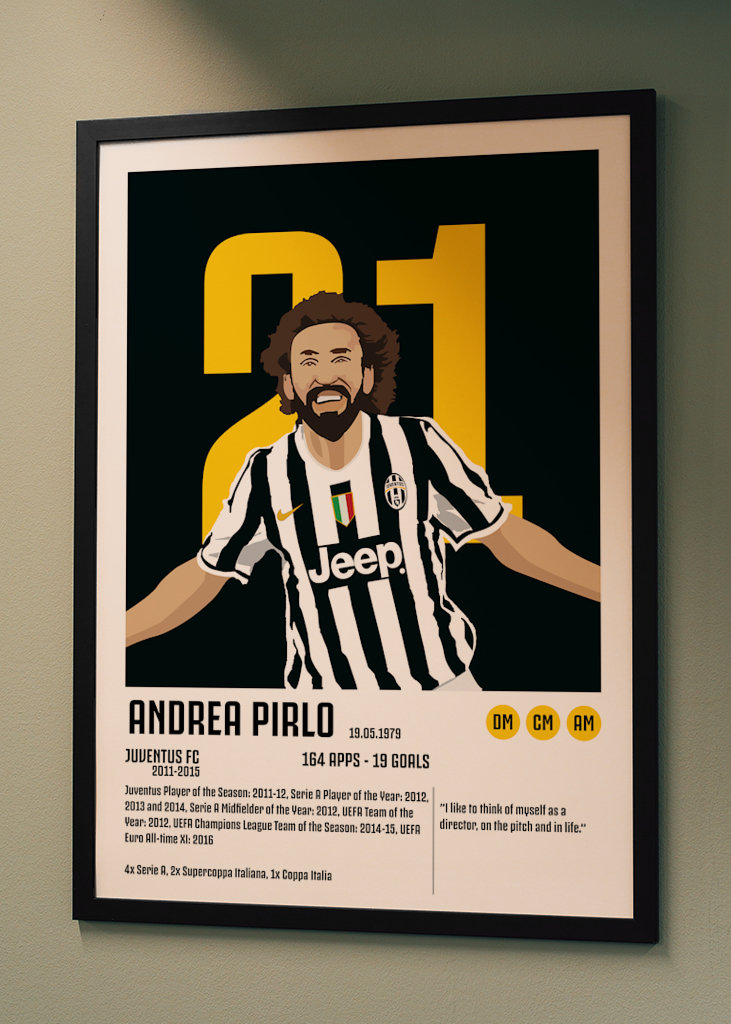 Plakát Andrey Pirlo